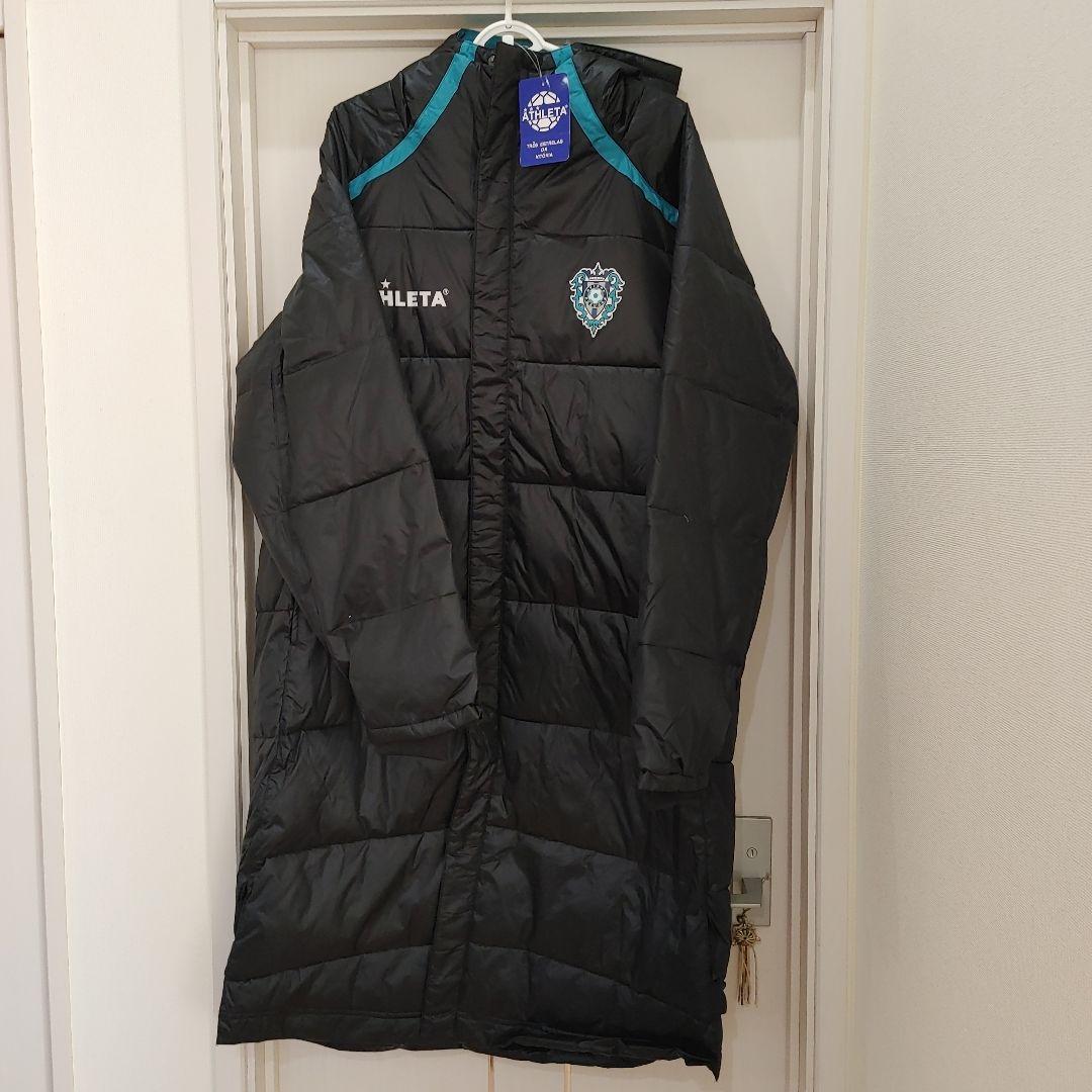 アビスパ福岡ATHLETA ベンチコート ブラック F