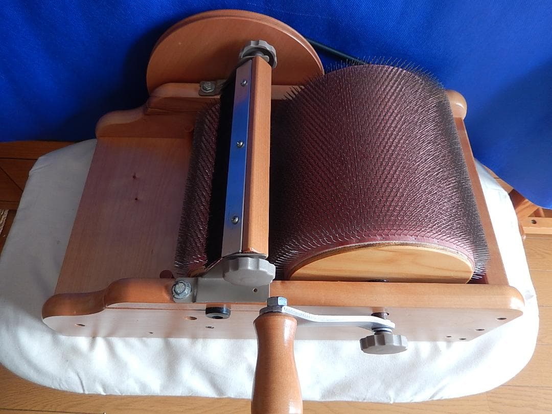 手動式木製ドラムカーダー・アシュフォード