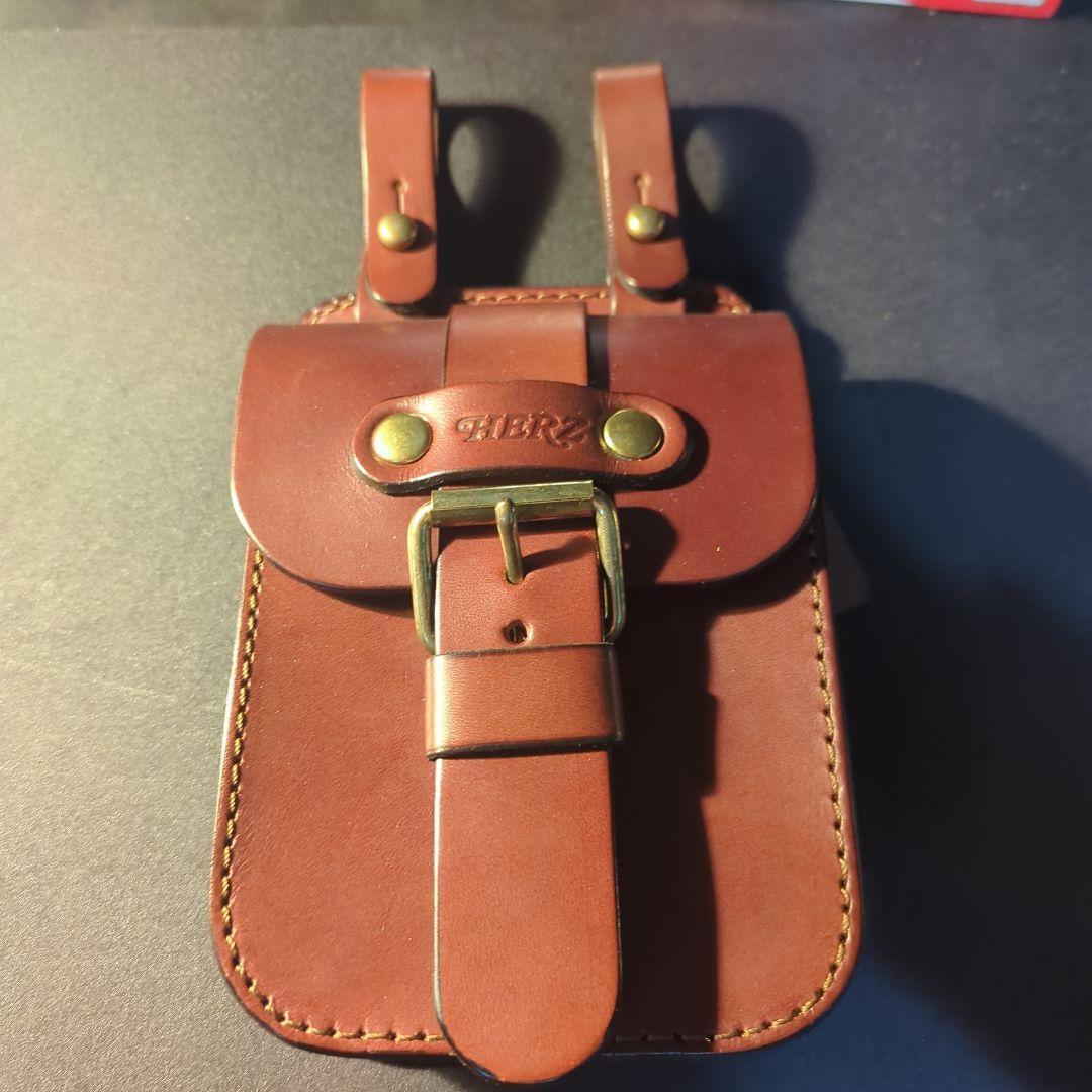 ①未使用品　 HERZ ヘルツ　ベルトポーチ　Lサイズ