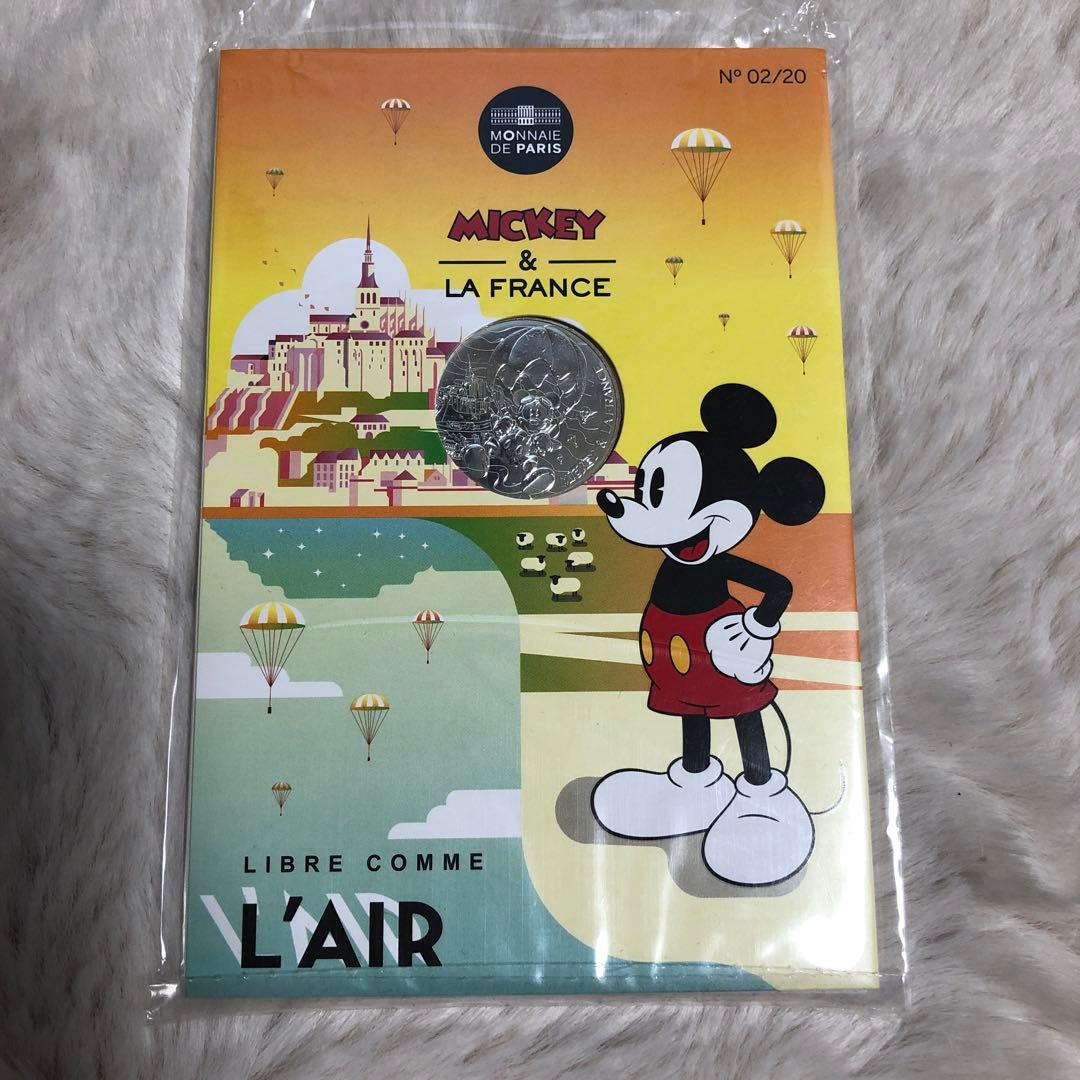 りんご フランス国立造幣局【モネドパリ】ミッキー10ユーロ銀貨3枚セット
