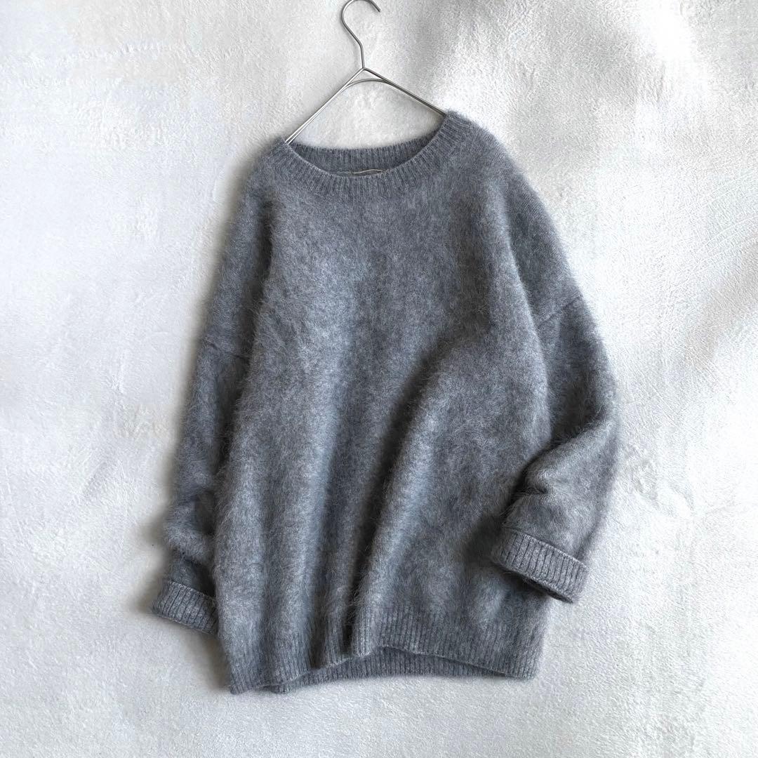 【ほぼ未使用✨】L'Appartement ふわふわ　ラクーンモヘヤニット　近年