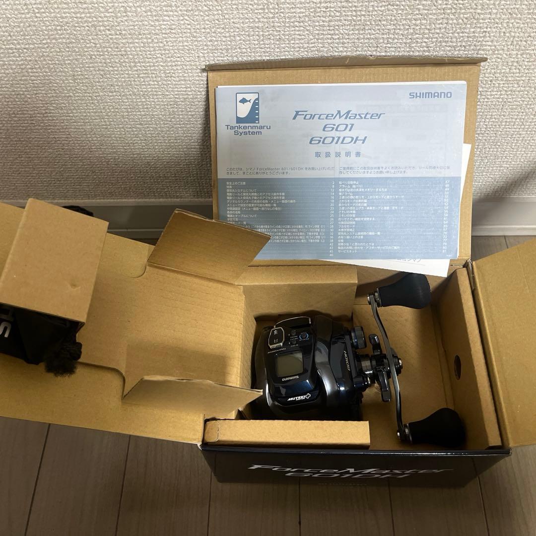 【新品未使用】シマノ　フォースマスター　2020モデル 601DH 左巻き