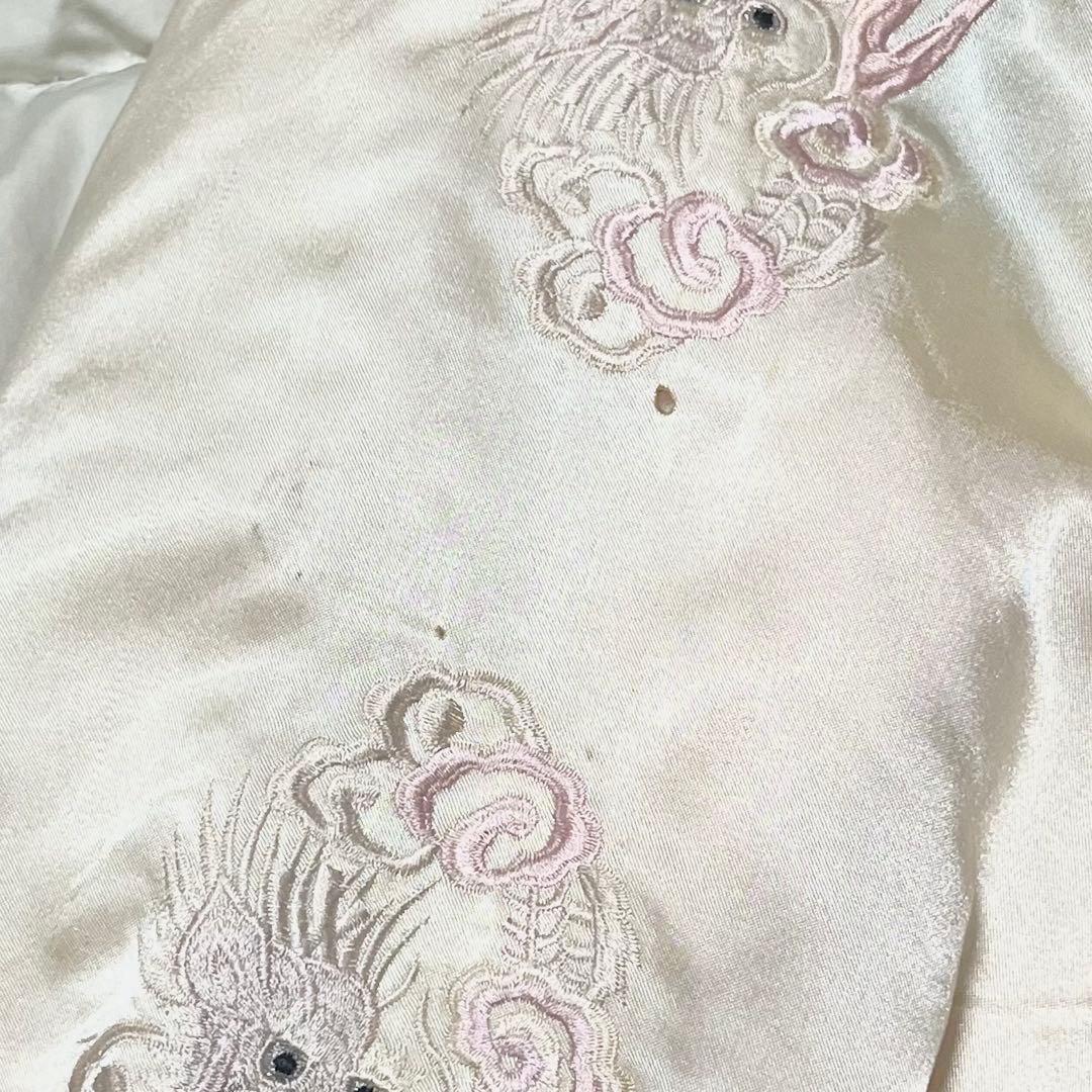 【希少】第11空挺師団 仙台駐留 横須賀ジャンパー　龍　サテン　スカジャン