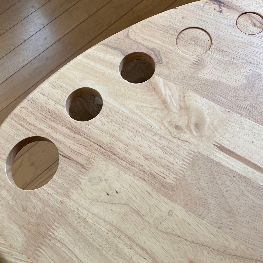 不二貿易　フット　足形　テーブル　木製