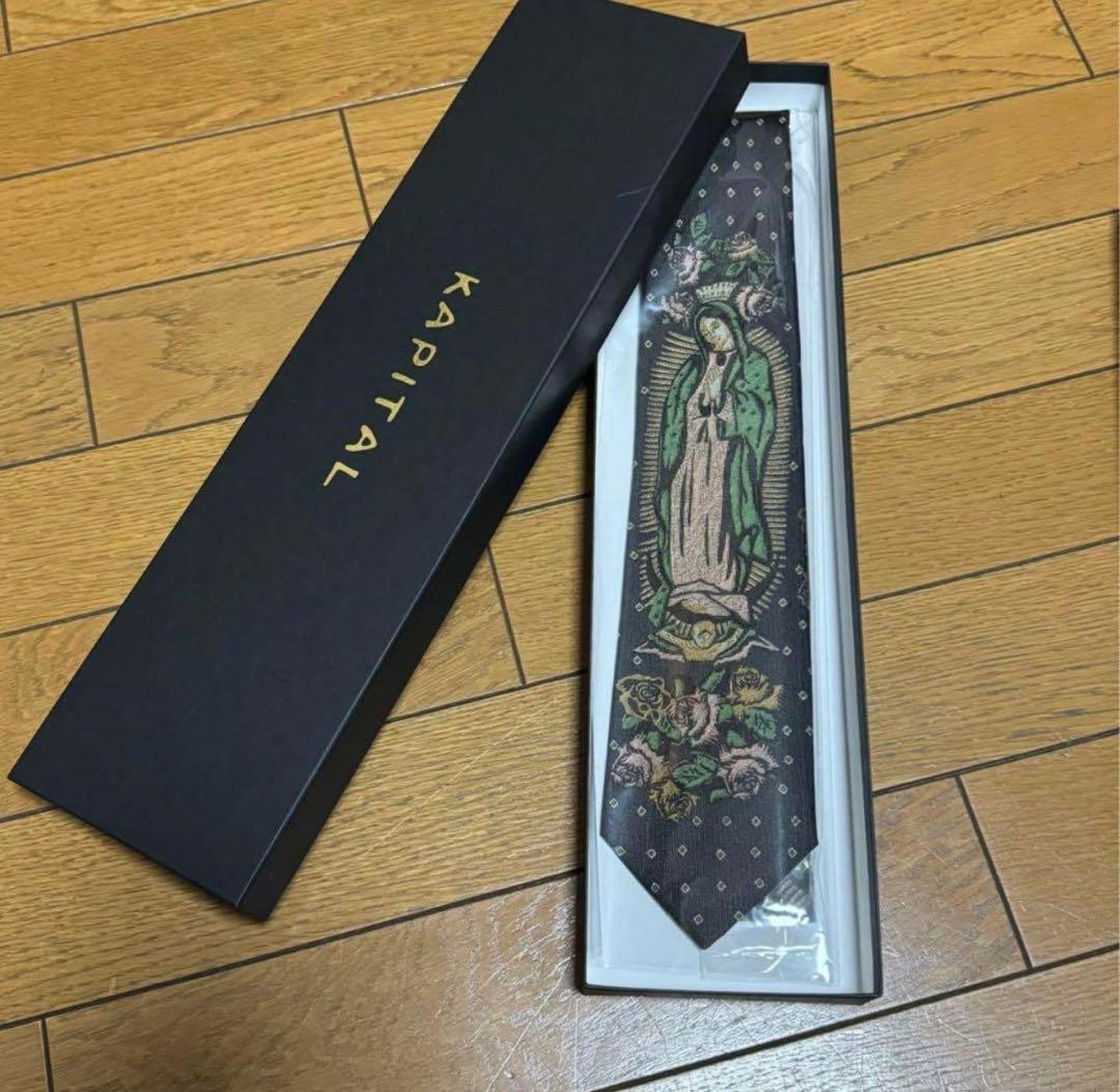 新品　KAPITAL シルクツイル マリアタイ ブラック