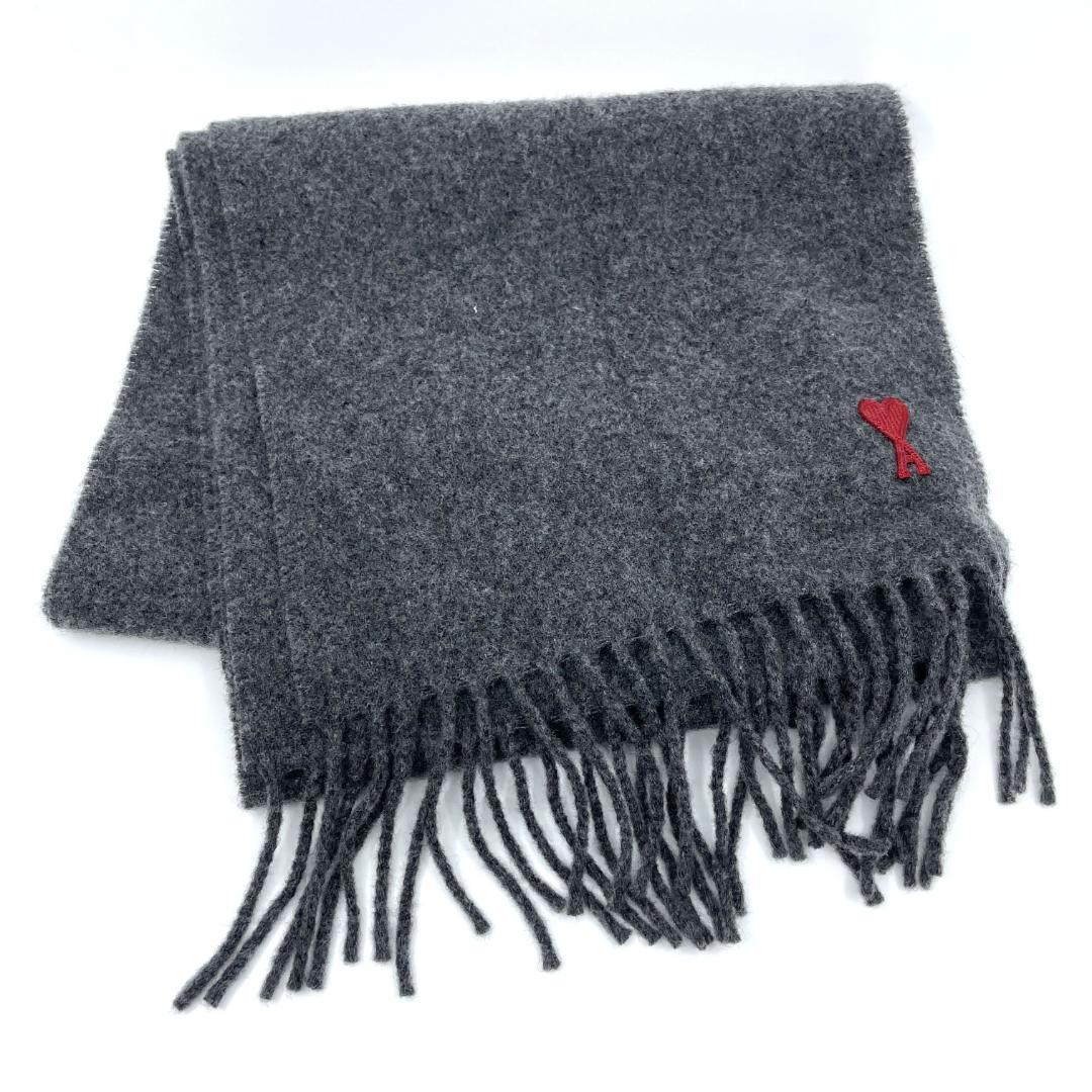 美品　ami paris　マフラー　ユニセックス　ロゴ　USF405.334