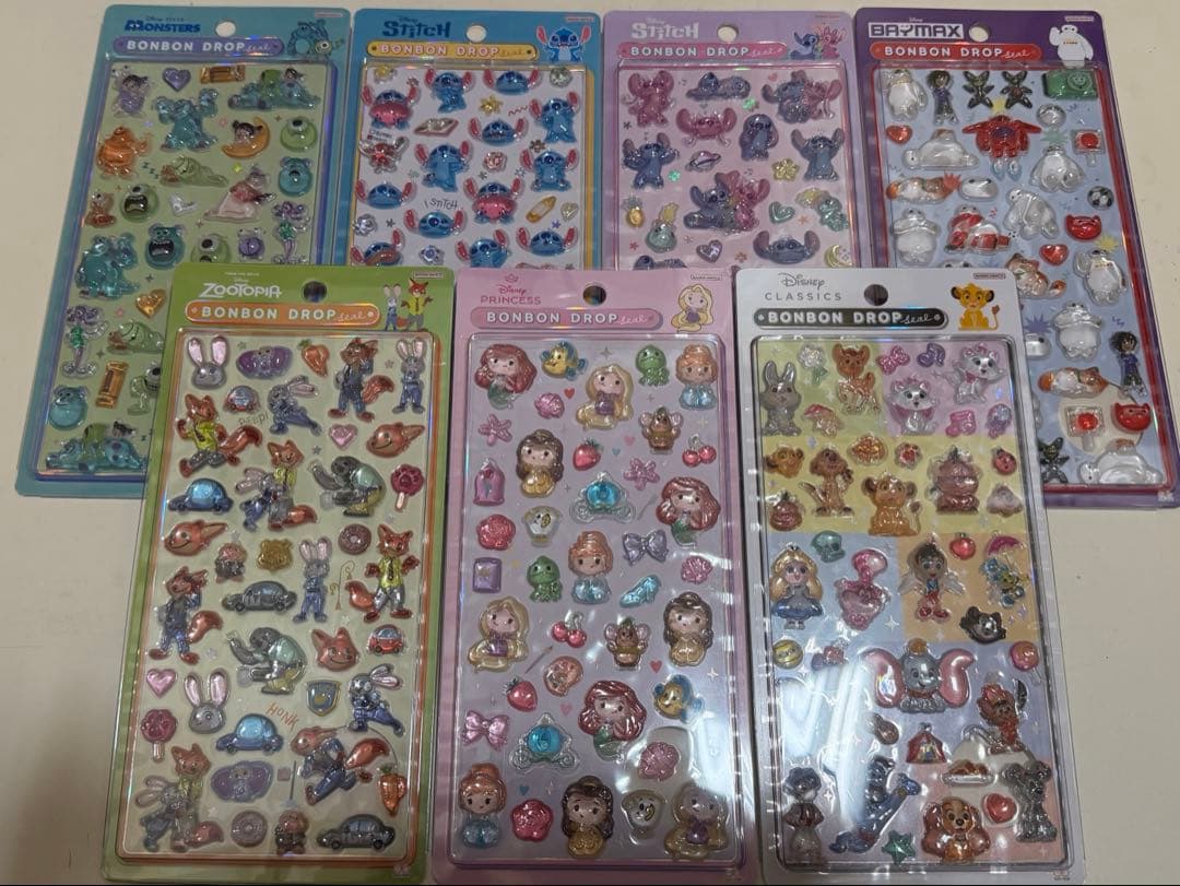 [正規品]ボンボンドロップシールディズニー