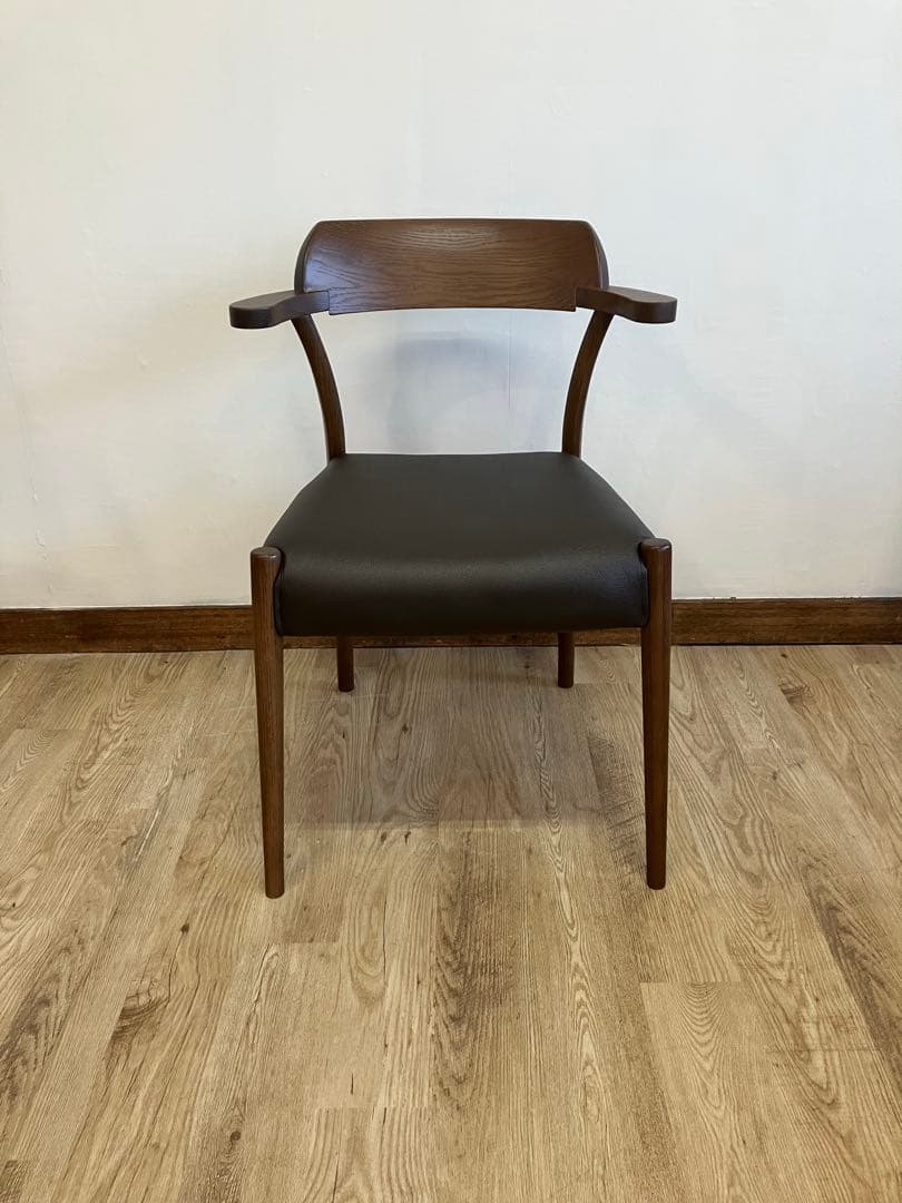 オーク無垢材　ハーフアームチェア　カバー付き ハンギング　新品