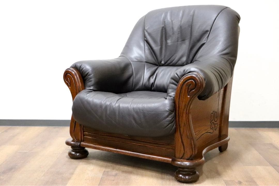 GMGT192A○オランダ製 ダッチカントリー 1人掛けソファ シングルソファ