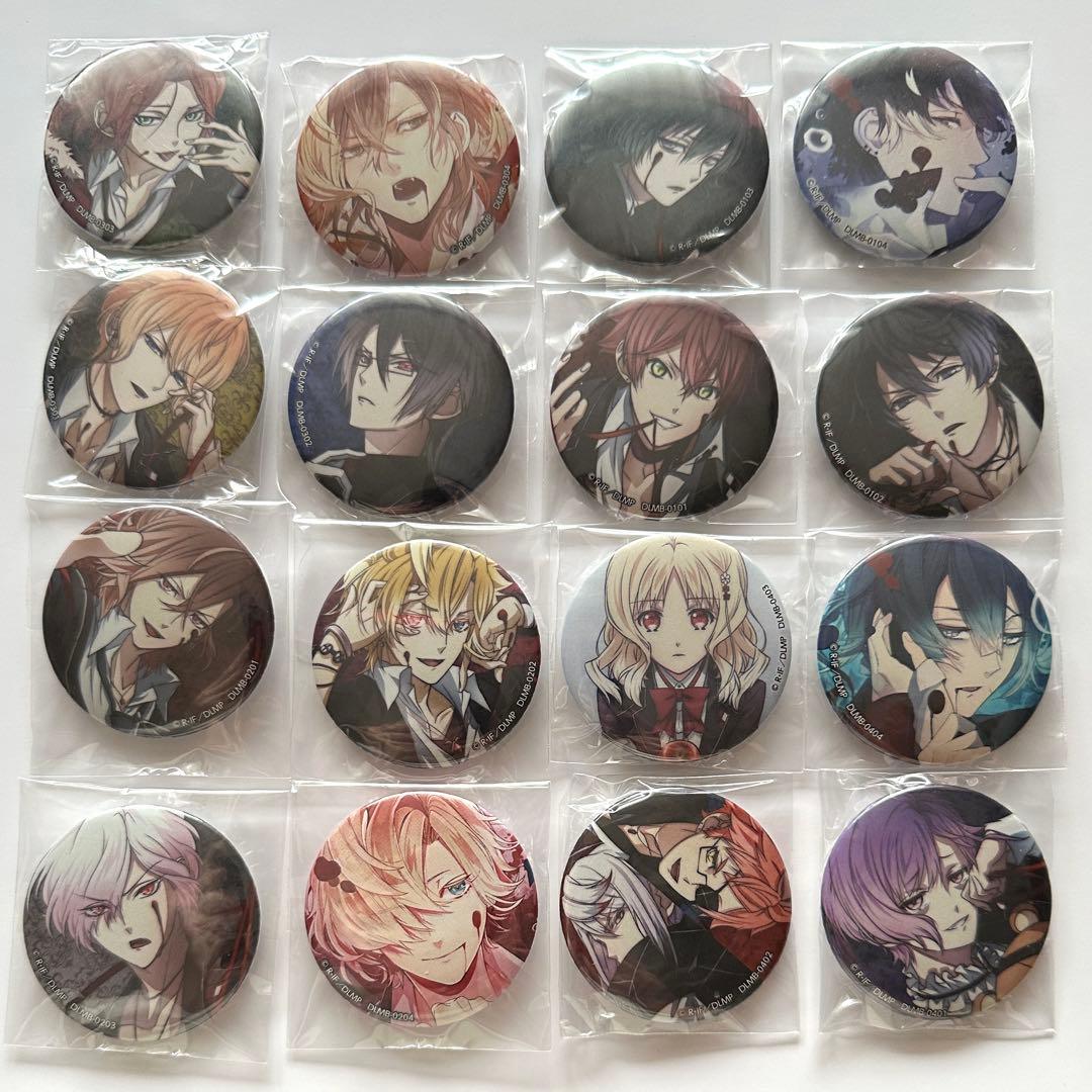 DIABOLIKLOVERS ディアラバ アニメ 缶バッジ 逆巻 無神 小森ユイ