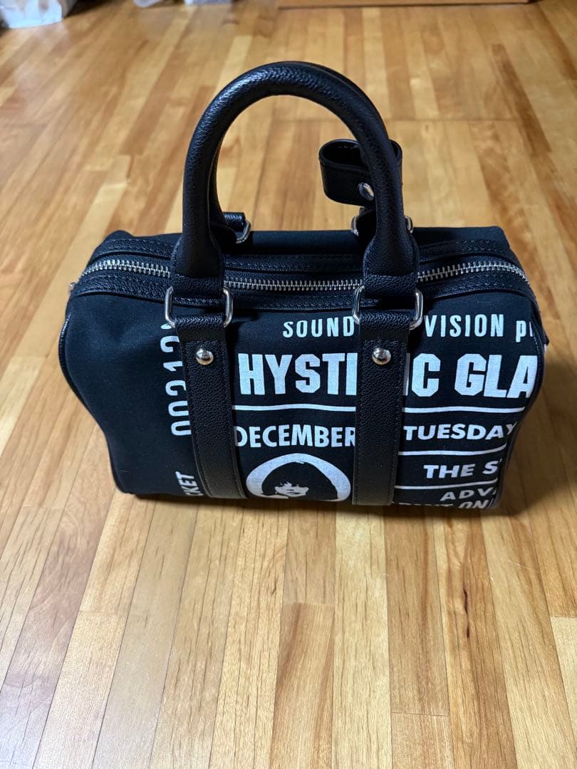 最終値引きヒステリックグラマー ロゴプリント ミニボストン バッグ2WAY