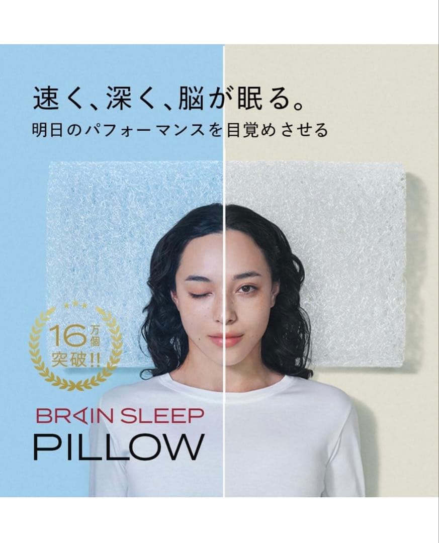 丸洗い可能！清潔・快適【ブレインピロー枕】
