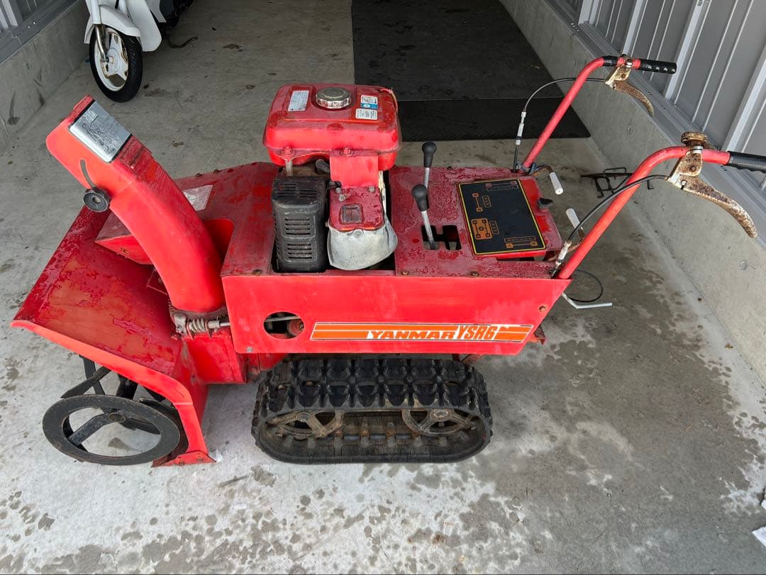 ヤンマー YSR6 除雪機 GE70 クランキングOK レストアベース 富山