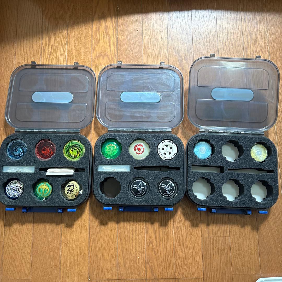 Duncan STEALTH-RAIDER等 ヨーヨーセット 3ケース付き