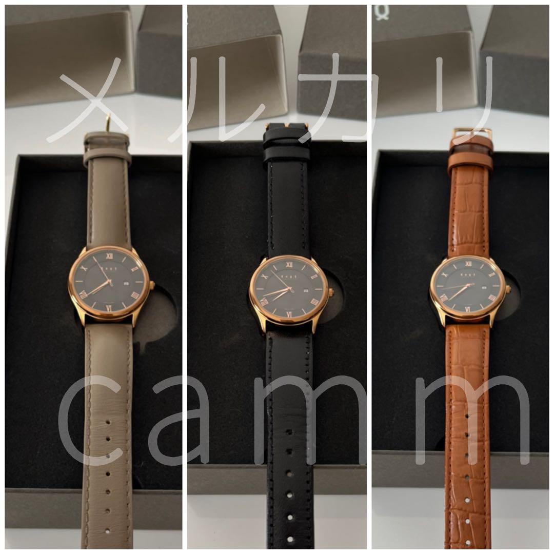 knot 腕時計　CS-32　BK　ソーラーウォッチ