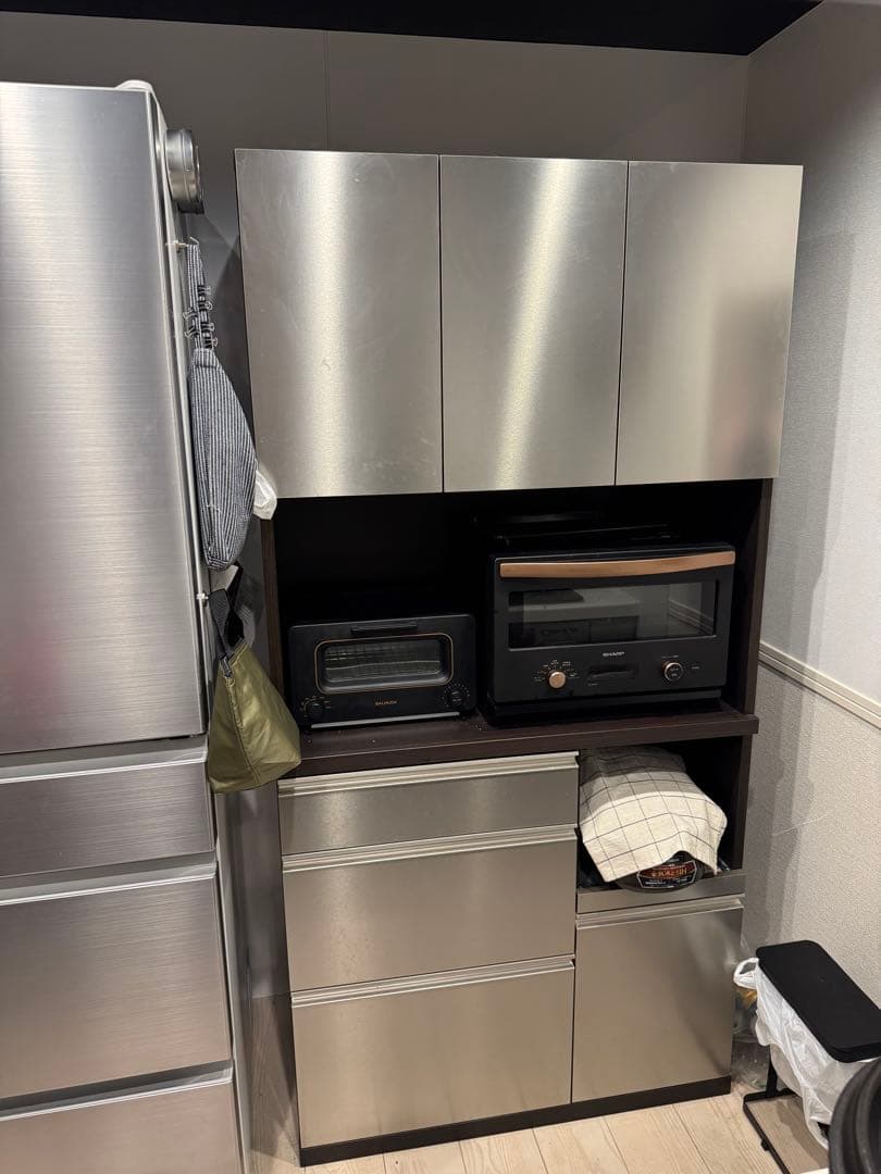 ※美品※ 国産※ 高橋木工所 エイク　EYCK薄型食器棚