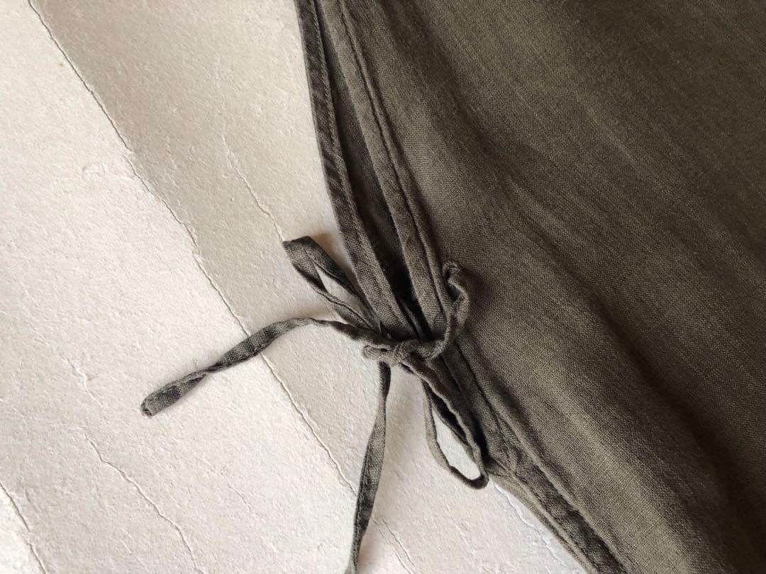 ビームス取扱♪ティッカ上質リネン100%ゆったりワイドパンツオールインワン♪