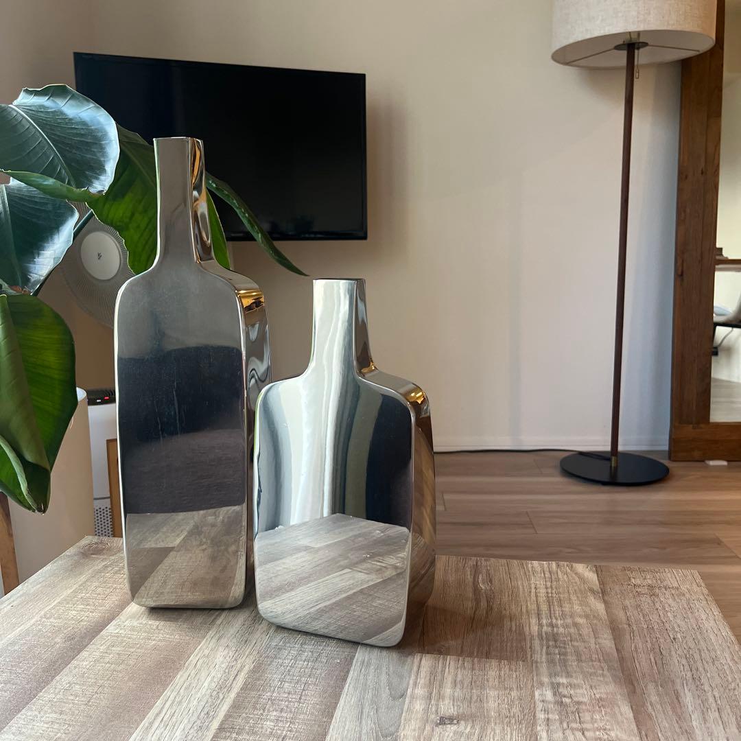 フィリッピ　ドイツ花瓶セット 幾何学デザイン