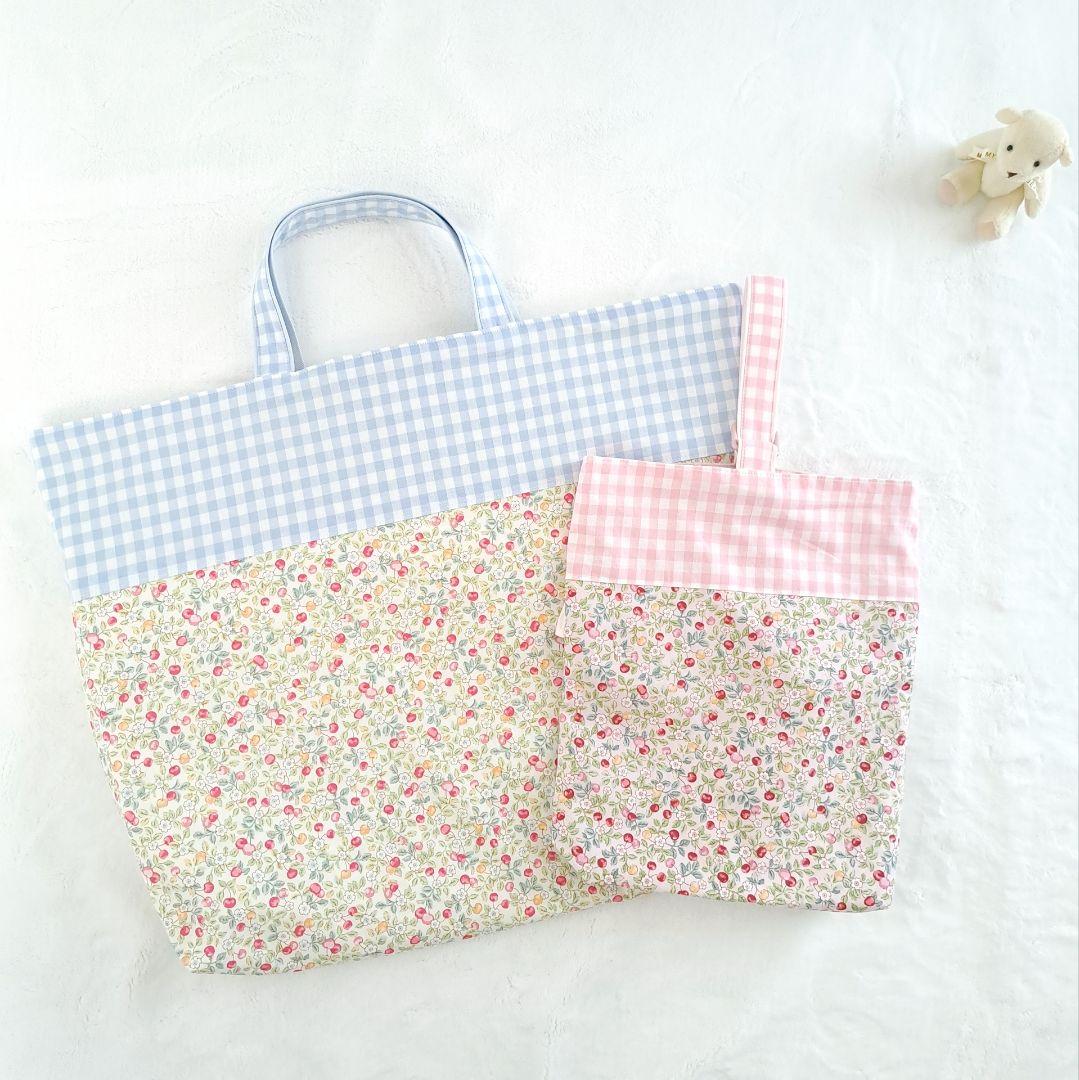 chaco オーダー ハンドメイドレッスンバッグ 上履き入れ 入園入学