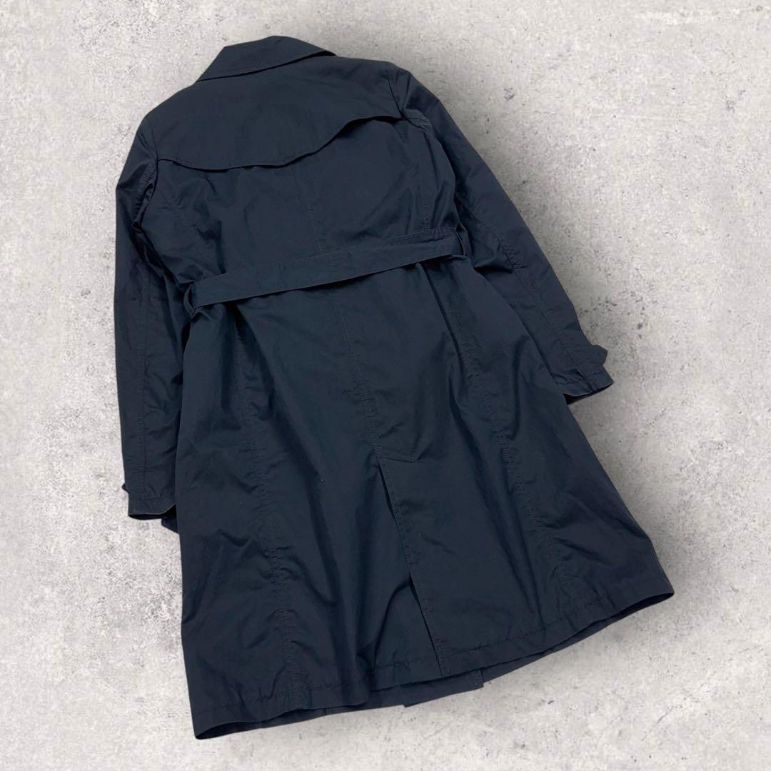 11642【美品】TATRAS ダウンライナー付きトレンチコート　ロゴワッペン