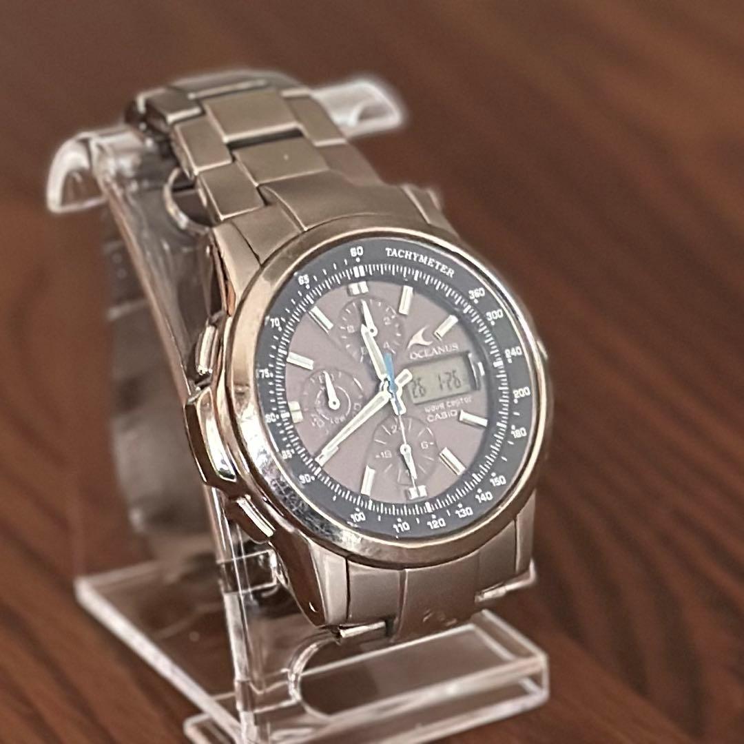 B*n様 CASIO OCEANUS 電波ソーラー 500TDJ チタン