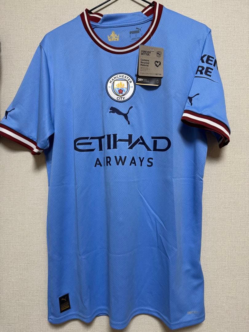 マンチェスターシティ 22/23 ホーム　ユニフォーム