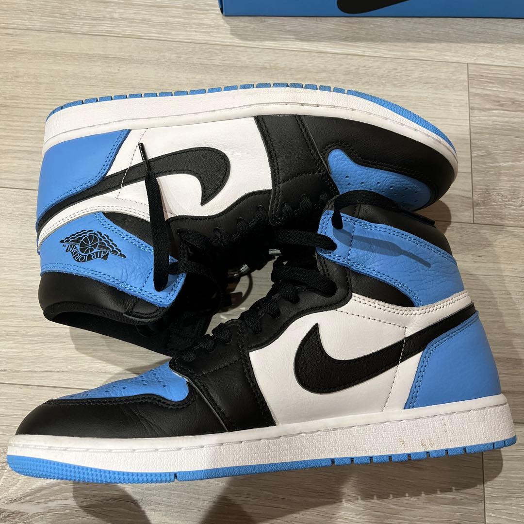 Nike Air Jordan 1 high UNC toeユニバーシティブルー