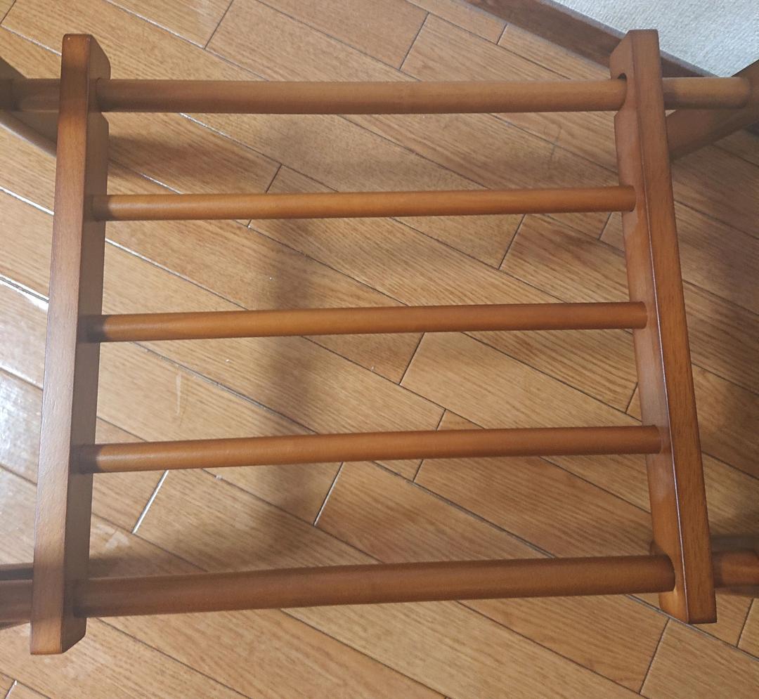 ウッドハンガー ハンガーラック 木製 ブラウン カインズホームCAINZ