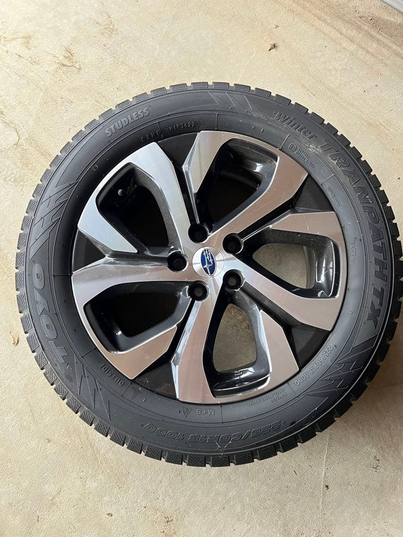 アウトバック（4BA-BT5）純正アルミスタッドレスタイヤ