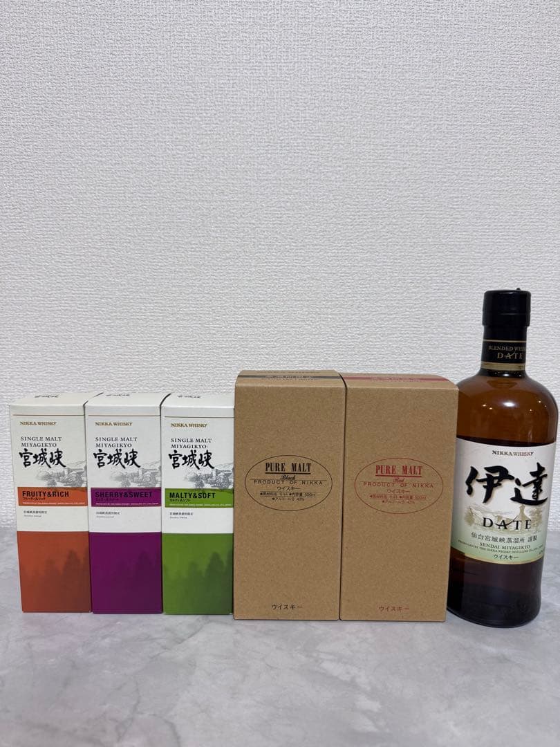 ニッカウイスキー 伊達＆宮城峡セット