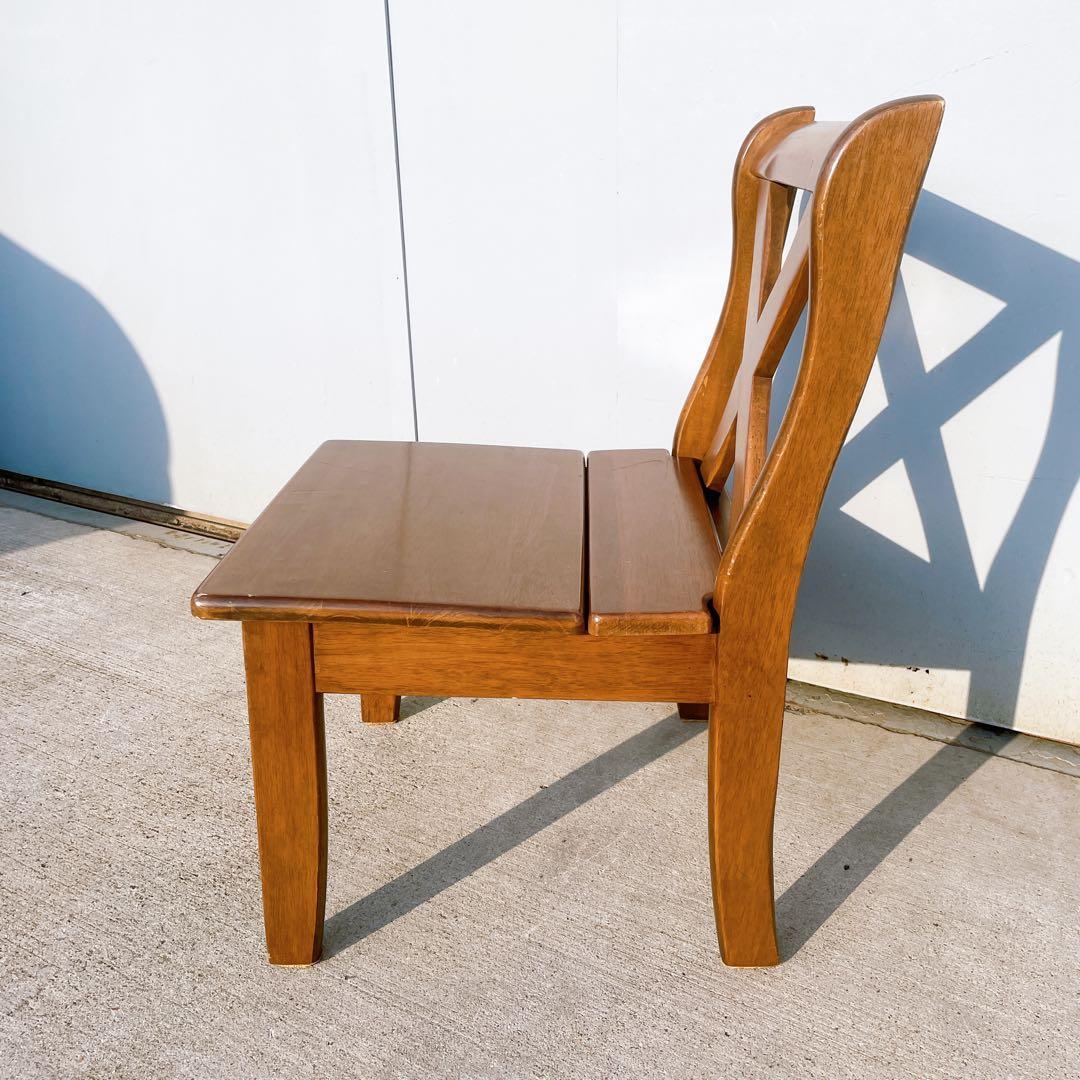 【美品送料込】フランスベッド ウッドチェア 木製ダイニングチェア 2脚セット