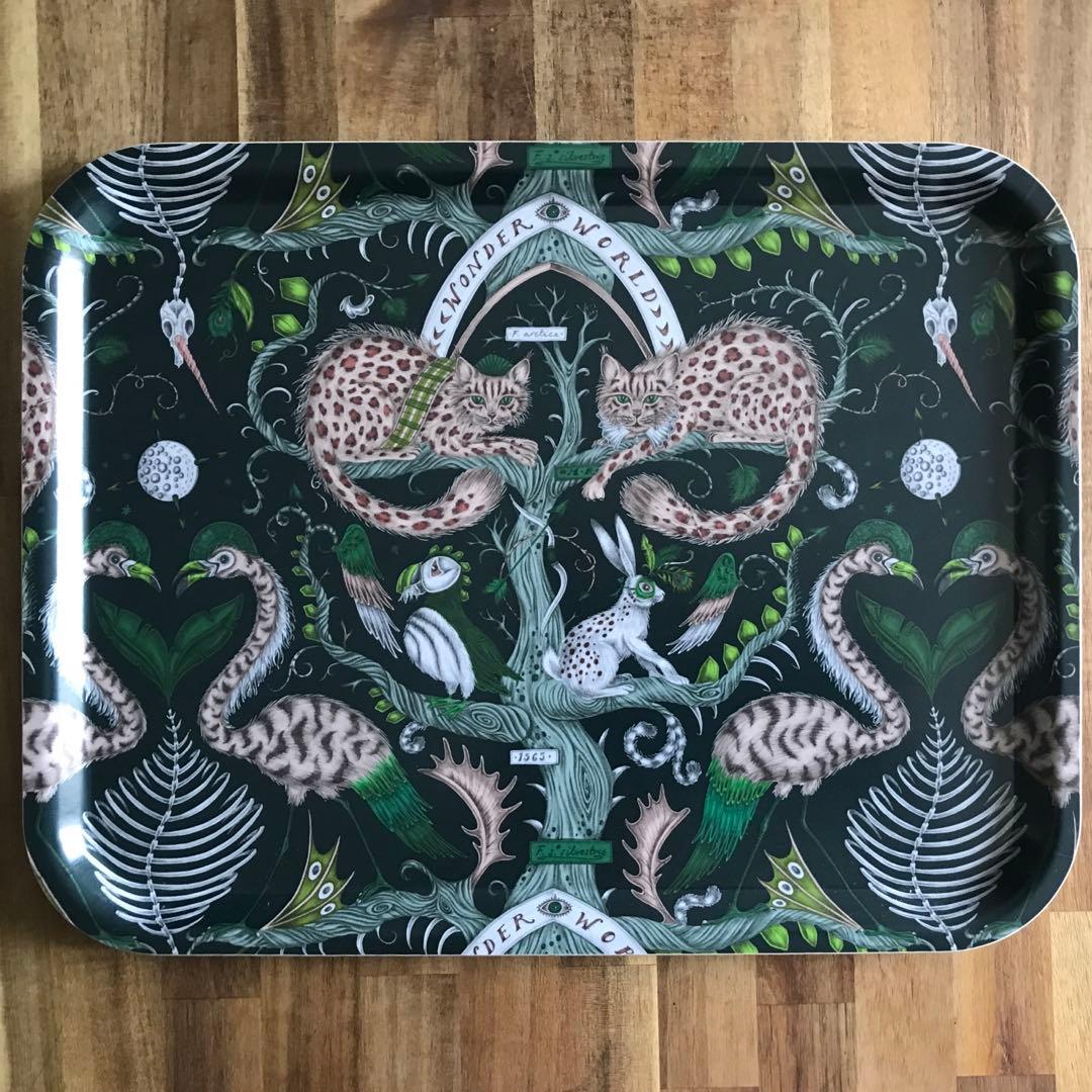 北欧ブランドjamidaのデザイナーズトレー / やまねこ【43×33cm】