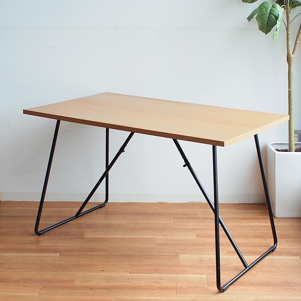 無印良品/MUJI 折りたたみテーブル 幅120cm オーク材 ナチュラル