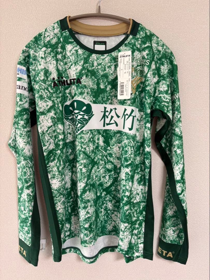 東京ヴェルディ　プラクティスシャツ　長袖　サイズS プラシャツ