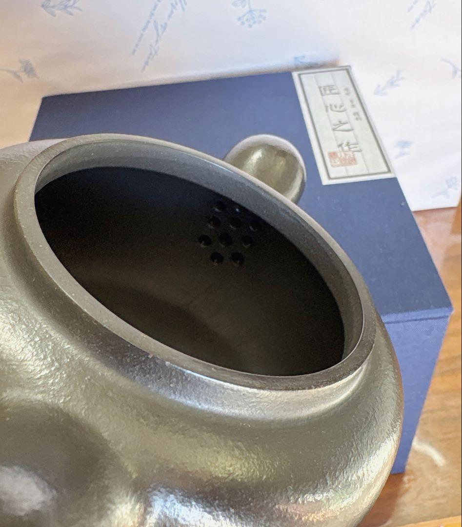 中国 宜興紫砂壺 仿古壺 石黄壺 急須（番号A5031）