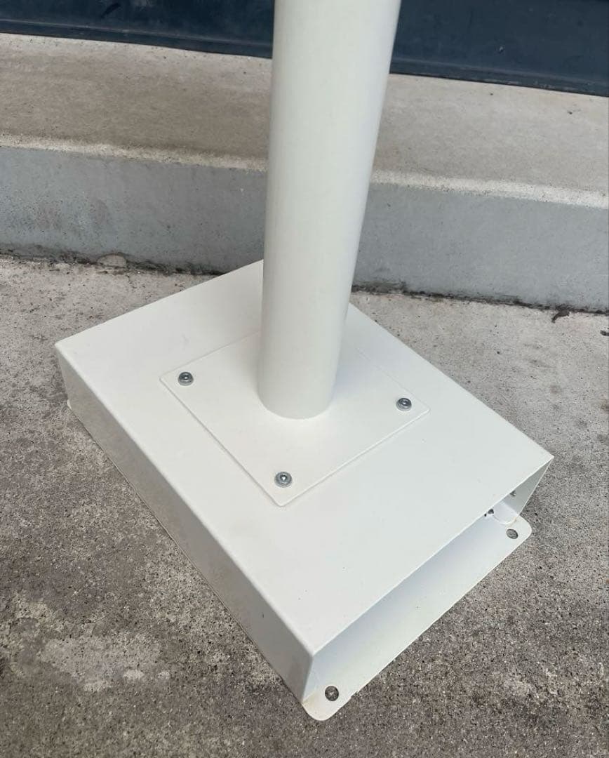 おしゃれ【ポスト】 置き型 ダイヤル ロック 錠 ホワイト 〒 メールボックス