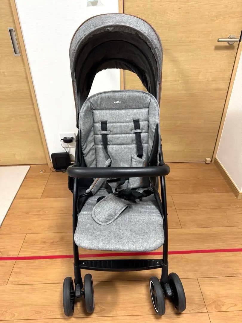 KATOJI 2人乗りベビーカー 2-Seater 2シーター グレー カトージ