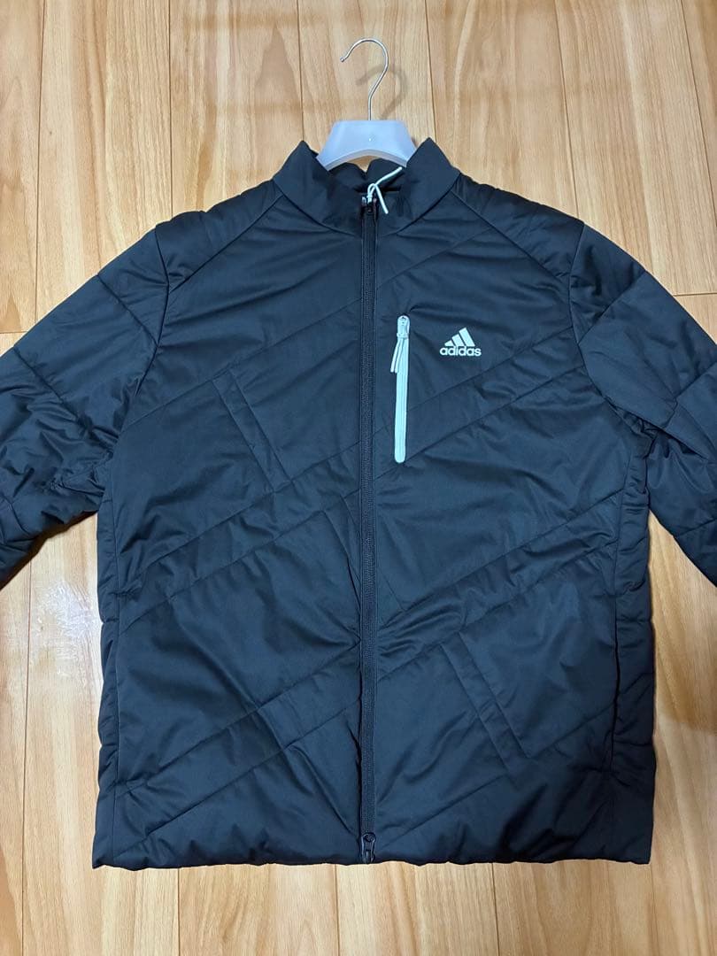 adidas ゴルフ 黒 パディングジャケット 2XL