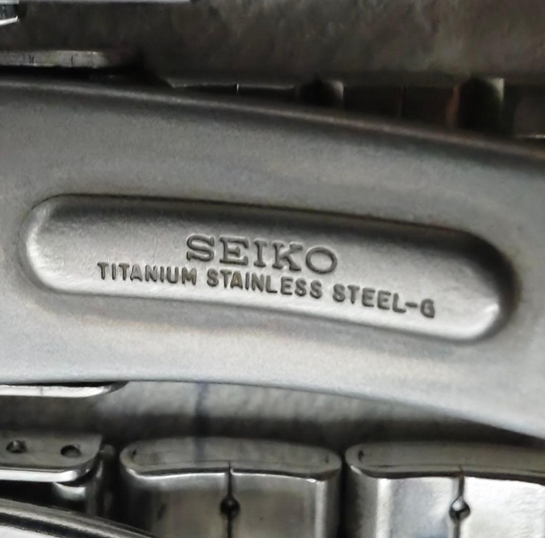 SEIKO セイコー 腕時計ベルト メタルバンド チタン ステンレス 20mm