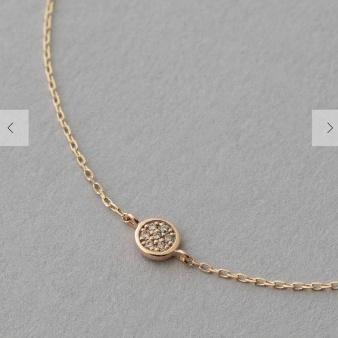 K10YG ブリリアント ブラウンダイヤモンド ブレスレット