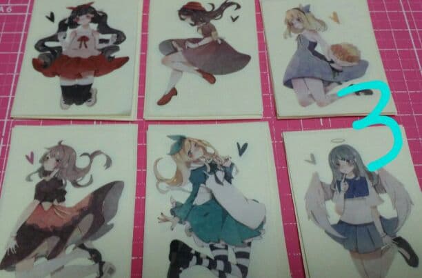 人物マステ1ループ切り売り130円