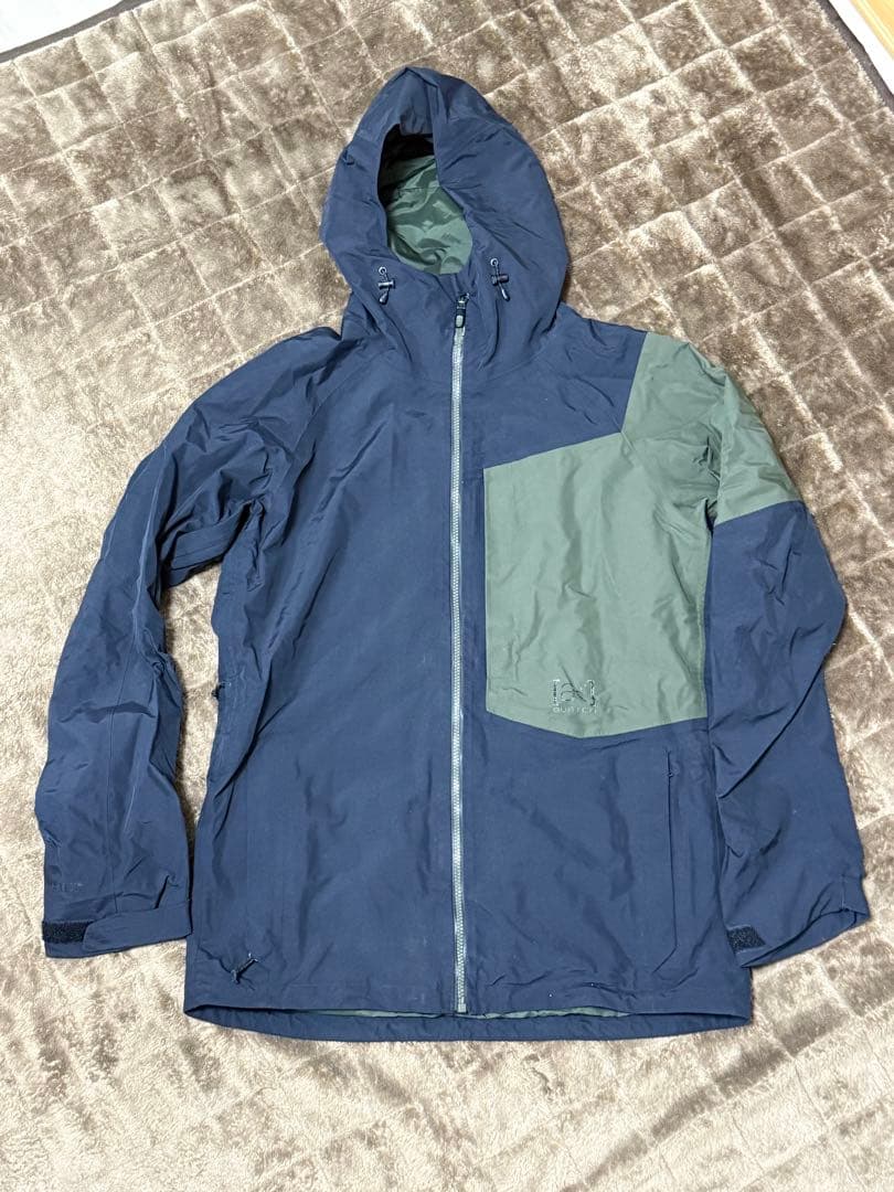 Burton フード付きジャケット ブラック&カーキ