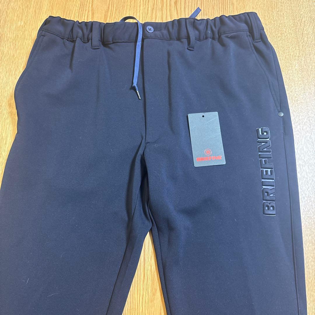 ブリーフィング　ロングパンツ　ストレッチ　紺　ネイビー