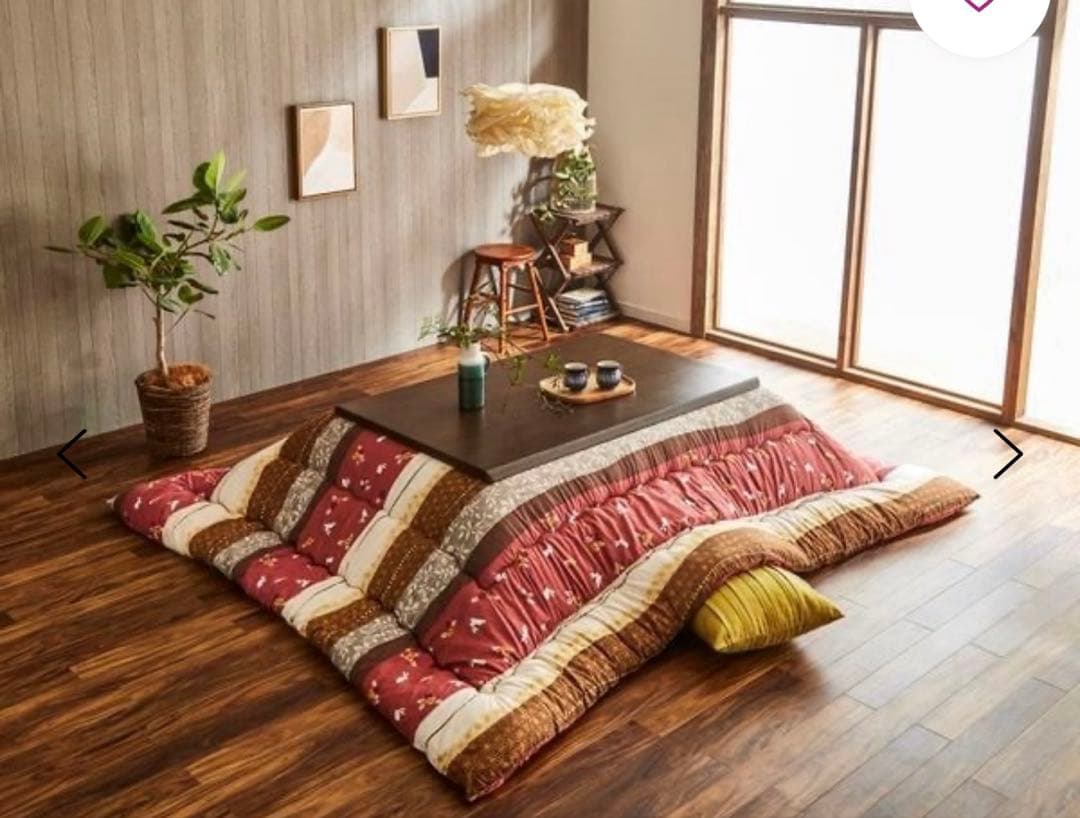 たりと　⭐︎イケヒコ　ローズ色 こたつ布団 厚掛　大判　205×315cm