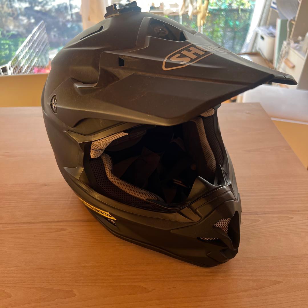 SHOEIオフロードフルフェイスヘルメット マットブラック