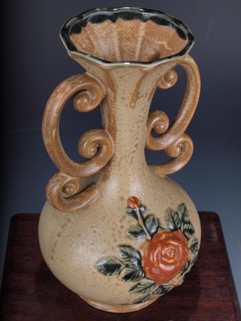 骨董市仕入れ　花瓶の置物　骨董品 X534A11-2