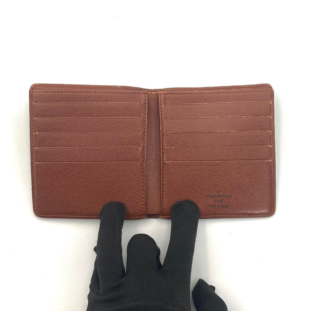 ルイヴィトン モノグラム ポルトビエ 10 カルトクレディ 二つ折り カード入れ
