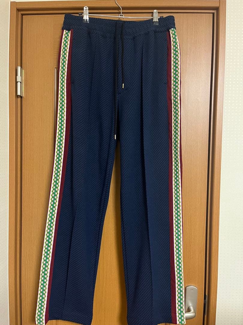 週末価格◎Sasquatchfabrix. トラックパンツlargeネイビー