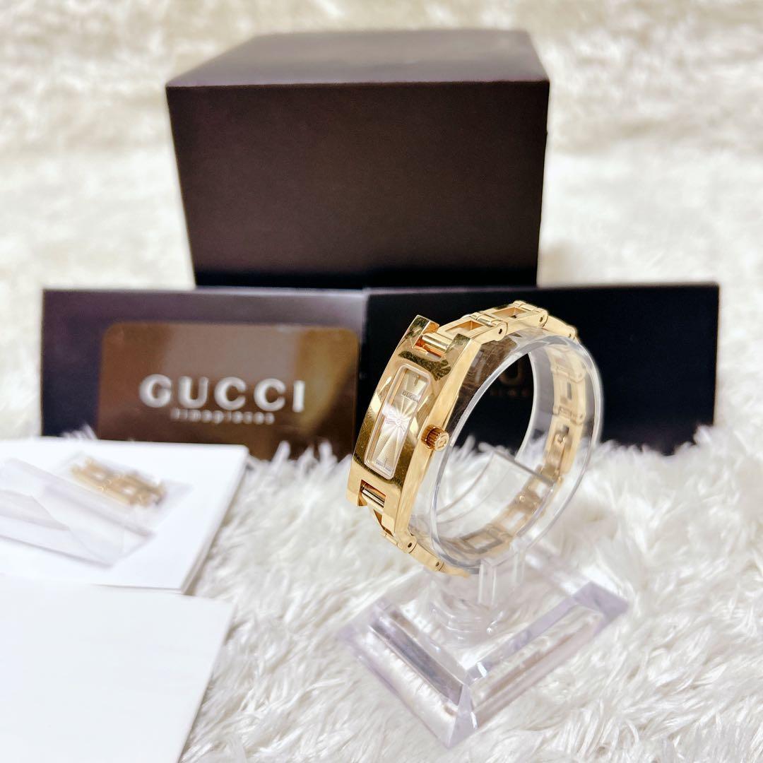 稼動品　GUCCI グッチ　電池新品　3900L 時計　ブレスレットウォッチ