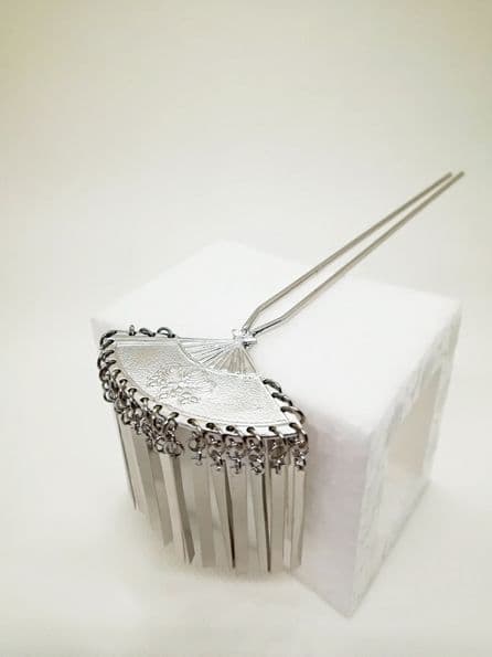 ビラビラ簪 扇形 舞妓さんと同じ 日本髪 かんざし 成人式 振袖 着物 髪飾り